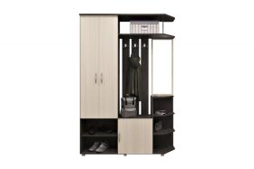 Прихожая Домино венге/дуб млечный в Нижневартовске - nizhnevartovsk.mebel-tymen.ru | фото