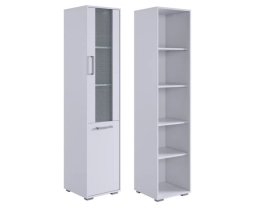 Стеллаж Лайт-2 белый/белый в Нижневартовске - nizhnevartovsk.mebel-tymen.ru | фото