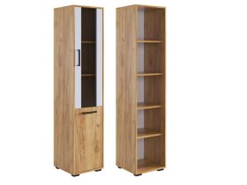 Стеллаж Лайт-2 дуб крафт золотой/белый в Нижневартовске - nizhnevartovsk.mebel-tymen.ru | фото