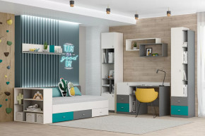 Детская Клео ОК-2, графит, миндаль, океан Диал в Нижневартовске - nizhnevartovsk.mebel-tymen.ru | фото