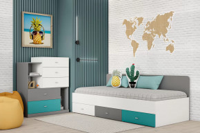 Детская Клео ОК-4, графит, миндаль, океан Диал в Нижневартовске - nizhnevartovsk.mebel-tymen.ru | фото