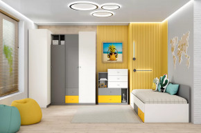 Детская Клео С-3, графит, миндаль, солнечный Диал в Нижневартовске - nizhnevartovsk.mebel-tymen.ru | фото