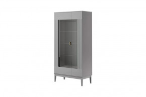 Фарго Шкаф витрина ШР-2 Антрацит в Нижневартовске - nizhnevartovsk.mebel-tymen.ru | фото