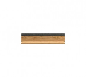 GRACE полка POL98 (Дуб наварра/Графит) в Нижневартовске - nizhnevartovsk.mebel-tymen.ru | фото