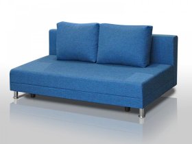 Диван Комфорт Лайт без подлокотников 2 подушки denim в Нижневартовске - nizhnevartovsk.mebel-tymen.ru | фото