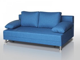 Диван Комфорт без подлокотников 4 подушки denim в Нижневартовске - nizhnevartovsk.mebel-tymen.ru | фото