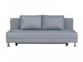 Диван Комфорт Лайт без подлокотников 2 подушки грей в Нижневартовске - nizhnevartovsk.mebel-tymen.ru | фото