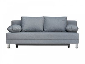 Диван Комфорт без подлокотников 4 подушки грей в Нижневартовске - nizhnevartovsk.mebel-tymen.ru | фото