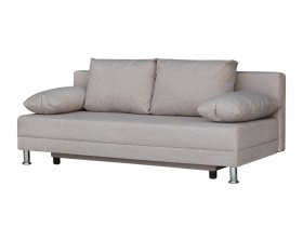 Диван Комфорт без подлокотников 4 подушки кэмел в Нижневартовске - nizhnevartovsk.mebel-tymen.ru | фото