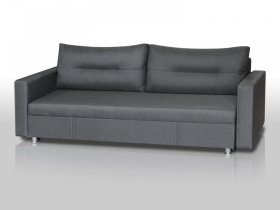 Диван Комфорт с прямыми подлокотниками графит в Нижневартовске - nizhnevartovsk.mebel-tymen.ru | фото