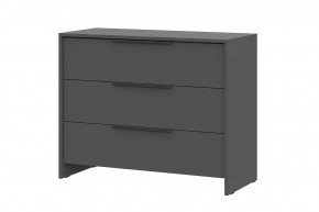 Комод 3 ящика Камелия 1 Серия 2, графит в Нижневартовске - nizhnevartovsk.mebel-tymen.ru | фото