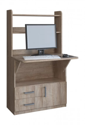 Компьютерный стол СП-1 Дуб баррик в Нижневартовске - nizhnevartovsk.mebel-tymen.ru | фото