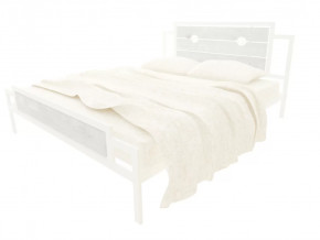 Кровать Инесса Plus белая в Нижневартовске - nizhnevartovsk.mebel-tymen.ru | фото