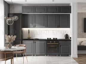 Кухня Престиж 2,4м (Графит софт) в Нижневартовске - nizhnevartovsk.mebel-tymen.ru | фото