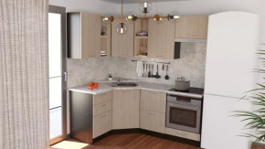 Кухонный гарнитур Надежда оптима 4 1400*2000 мм в Нижневартовске - nizhnevartovsk.mebel-tymen.ru | фото