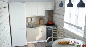 Кухонный гарнитур Ольга нормал 2 1500 мм в Нижневартовске - nizhnevartovsk.mebel-tymen.ru | фото