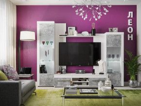 Модульная гостиная Леон в Нижневартовске - nizhnevartovsk.mebel-tymen.ru | фото