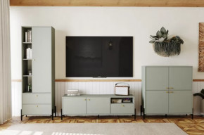 Модульная гостиная Нуар в Нижневартовске - nizhnevartovsk.mebel-tymen.ru | фото