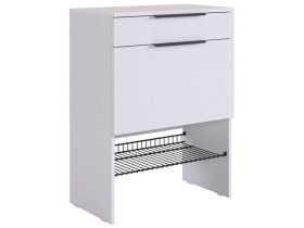 Обувница Баско белое дерево/белое дерево в Нижневартовске - nizhnevartovsk.mebel-tymen.ru | фото