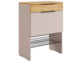 Обувница Баско кашемир/дуб крафт золотой в Нижневартовске - nizhnevartovsk.mebel-tymen.ru | фото