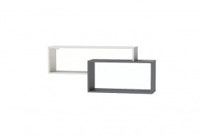 Полка Клео Пл-1, 1150 мм, графит, миндаль Диал в Нижневартовске - nizhnevartovsk.mebel-tymen.ru | фото