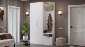 Прихожая «Агата» №2 Белый в Нижневартовске - nizhnevartovsk.mebel-tymen.ru | фото