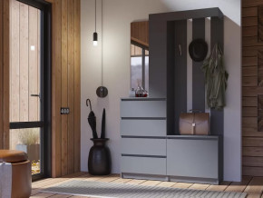 Прихожая Челси графит в Нижневартовске - nizhnevartovsk.mebel-tymen.ru | фото