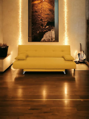 Прямой диван манго 2 Савана Елоу в Нижневартовске - nizhnevartovsk.mebel-tymen.ru | фото