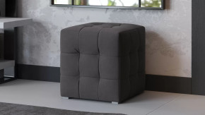 Пуф Тип 1 Велюр Графит в Нижневартовске - nizhnevartovsk.mebel-tymen.ru | фото