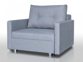Кресло-кровать Реал 80 с подлокотниками грей в Нижневартовске - nizhnevartovsk.mebel-tymen.ru | фото