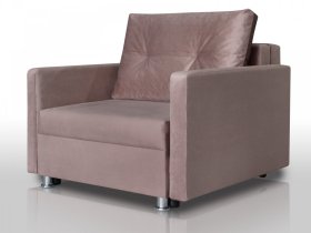 Кресло-кровать Реал 80 с подлокотниками коричневый в Нижневартовске - nizhnevartovsk.mebel-tymen.ru | фото