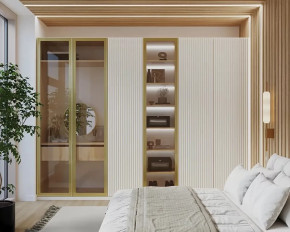 Шкаф 3000 Тальк Вельвет в Нижневартовске - nizhnevartovsk.mebel-tymen.ru | фото