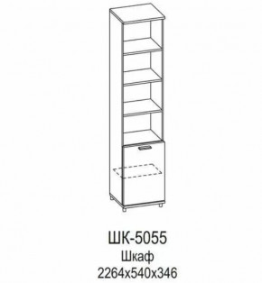 Шкаф ШК-5055 Грейс в Нижневартовске - nizhnevartovsk.mebel-tymen.ru | фото