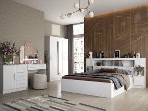 Спальный гарнитур Басямиф, белый в Нижневартовске - nizhnevartovsk.mebel-tymen.ru | фото