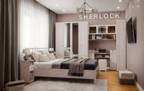 Спальный гарнитур Sherlock в Нижневартовске - nizhnevartovsk.mebel-tymen.ru | фото
