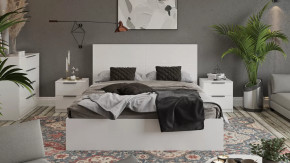 Спальный гарнитур «Тесса» №2 Белый Жемчуг, Белый глянец в Нижневартовске - nizhnevartovsk.mebel-tymen.ru | фото