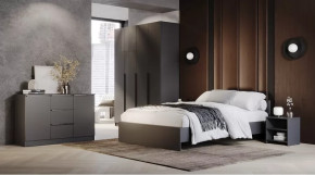 Спальный гарнитур Элегант Графит в Нижневартовске - nizhnevartovsk.mebel-tymen.ru | фото