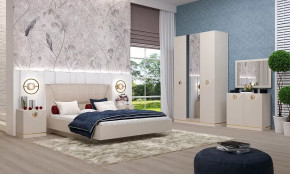 Спальня №1 "Капри" Сатин в Нижневартовске - nizhnevartovsk.mebel-tymen.ru | фото