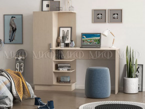 Стол компьютерный №1 Дуб беленый в Нижневартовске - nizhnevartovsk.mebel-tymen.ru | фото