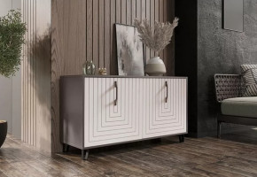 Тумба Квадро М-5, софт серый/софт вайт в Нижневартовске - nizhnevartovsk.mebel-tymen.ru | фото