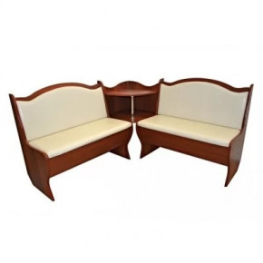 Угловая скамья Аленка-1 Орех в Нижневартовске - nizhnevartovsk.mebel-tymen.ru | фото