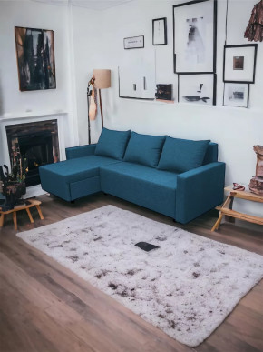 Угловой диван Шерри Савана Деним в Нижневартовске - nizhnevartovsk.mebel-tymen.ru | фото