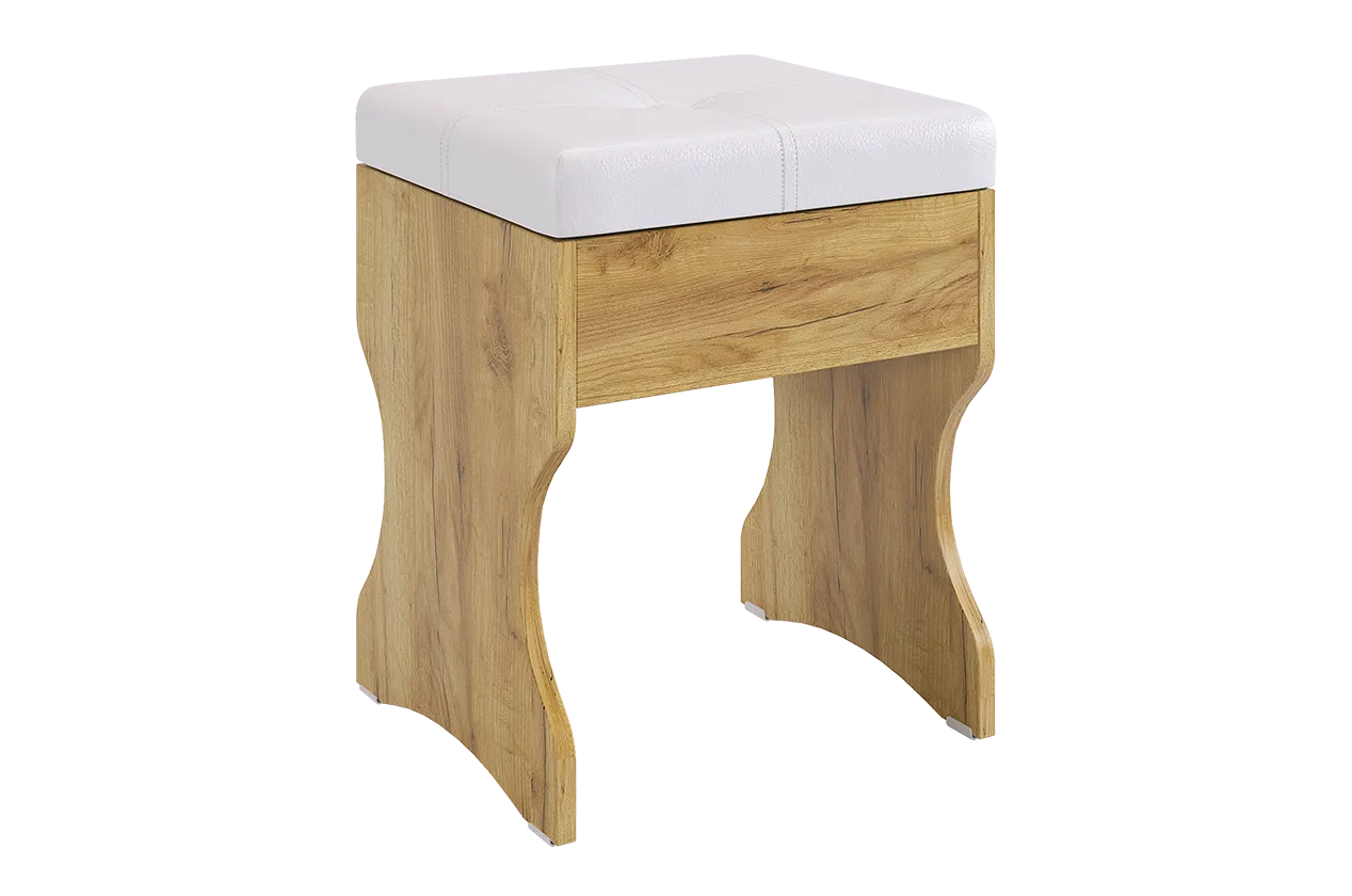 Пуф Виктория-1 дуб крафт золотой в Нижневартовске - nizhnevartovsk.mebel-tymen.ru | фото