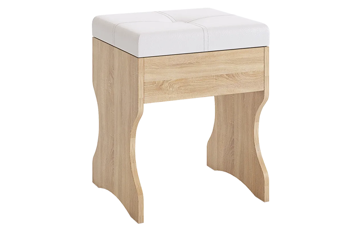 Пуф Виктория-1 дуб сонома в Нижневартовске - nizhnevartovsk.mebel-tymen.ru | фото